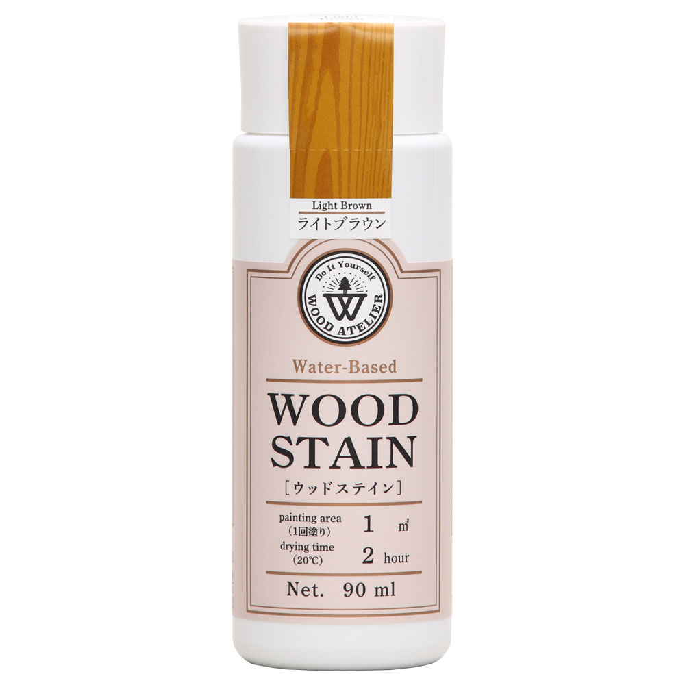ウッドステイン 90ml WS-10 ライトブラウン